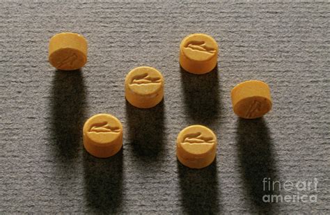 Ecstasy Tablets Photograph by George Post/science Photo Library - Fine ...