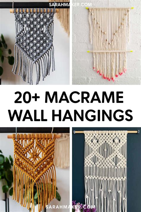 DIY Macrame Wall Hanging Only 20 Minutes! Melanie Ham | atelier-yuwa ...