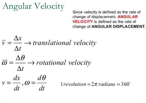 Angular Velocity Formula - Definition, Example & More