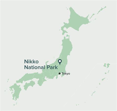 Nikko National Park Map