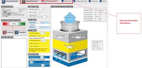 COOLING TOWER: NERI Calculator