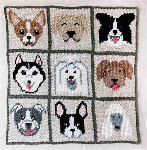 Best In Show C2C Crochet Dog Blanket Pattern » Make & Do Crew