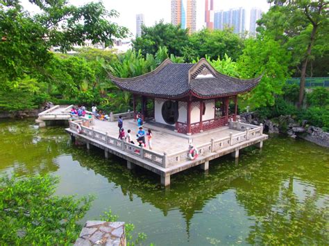 Kowloon Walled City Park shows how overcrowded Hong Kong was