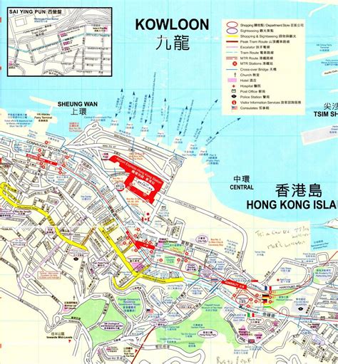 Hong Kong port map - Port of Hong Kong map (China)