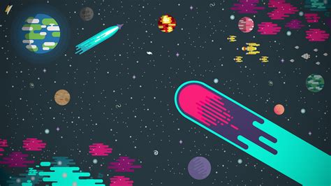 Kurzgesagt Style Wallpaper [1920x1080] Pc Desktop Wallpaper, Wallpaper ...