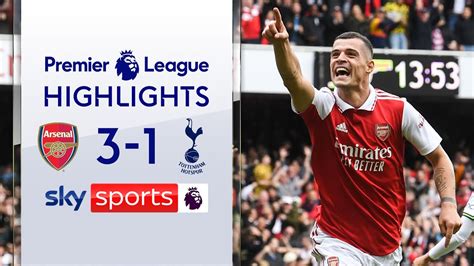 Arsenal stay top of the league after huge win 💪 | Arsenal 3-1 Tottenham ...