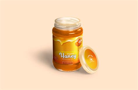 HONEY JAR LABEL DESIGN :: Behance