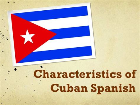 Characteristics of Cuban Spanish #Cuba #Spanish | Cuban spanish, Cuban ...