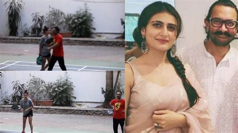 Aamir Khan, Fatima Sana Shaikh play pickleball. Watch | Bollywood ...