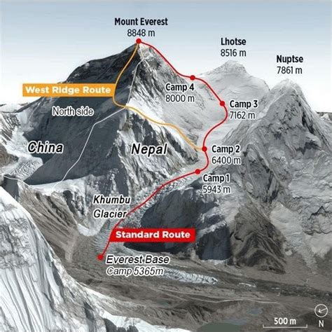 Where is Mount Everest Located, Mount Everest Map