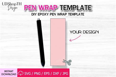 Digital Art & Collectibles Drawing & Illustration DIY Epoxy Pen Wrap ...