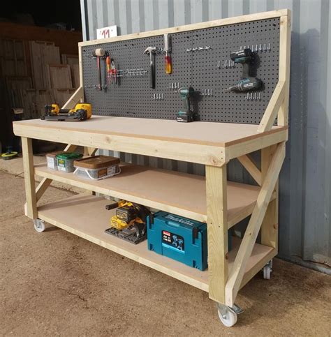 Workbench With Shelves