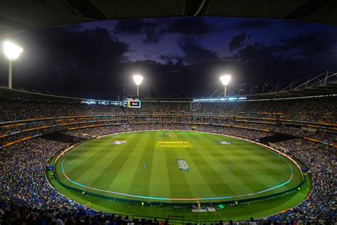 Photo about Cricket match at Melbourne cricket ground MCG Victoria ...