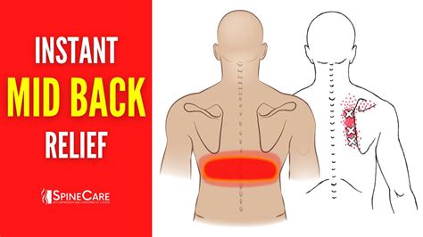 How to Relieve Middle Back Pain in SECONDS - YouTube