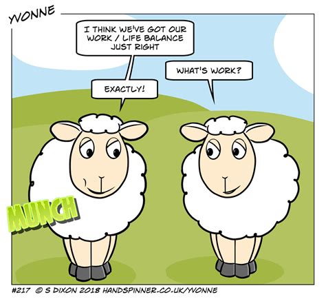 Work / life balance : Yvonne the sheep, a web cartoon / comic