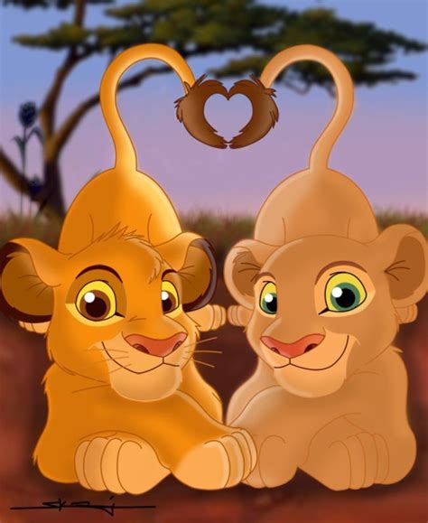 Simba&Nala - o rei leão fã Art (15248934) - fanpop