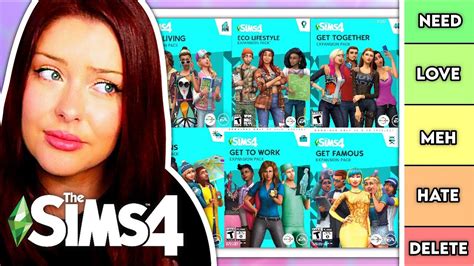 What Are The BEST Sims 4 Expansion Packs? // Ranking Each Pack ...