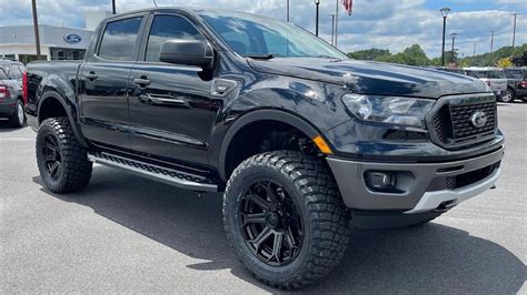 3.5" Lifted Ford Ranger XLT Covert Edition! 2021 Raptor Style Build ...