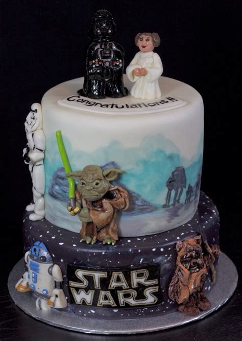 Adorable Star Wars Wedding Cake [pic] - Global Geek News