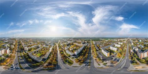 Premium Photo | Aerial full seamless spherical hdri 360 panorama view ...