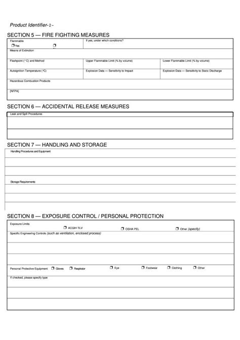 Form Material Safety Sheet ≡ Fill Out Printable PDF Forms Online