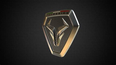 Giugiaro Italdesign Logo - 3D Model by 3d_logoman