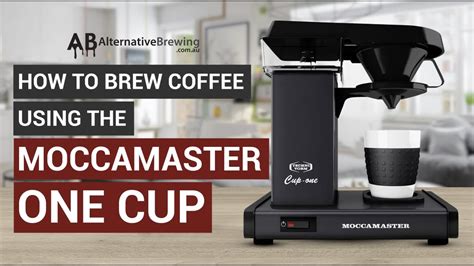 How to Brew Coffee Using the Moccamaster One Cup - YouTube