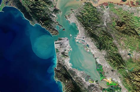 Satellite Captures Incredible Detailed View of San Francisco Bay From Space