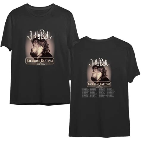 Jelly Roll Tour T-Shirt, Jelly Roll Merch, Jelly Roll Concert, Country ...