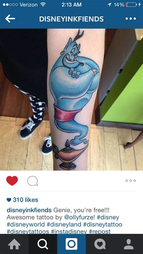 Genie - Aladdin | Disney tattoos, Tattoos, Cool tattoos