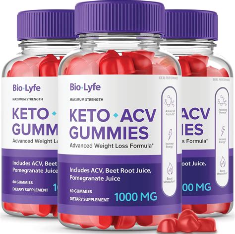 Amazon.com: (3 Pack) Biolyfe Keto Gummies Biolife Keto Gummies Bio Lyfe ...