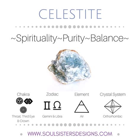 Metaphysical Healing Properties of Celestite, including associated ...