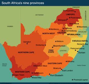 The provinces and ‘homelands’ of South Africa before 1996 - South ...