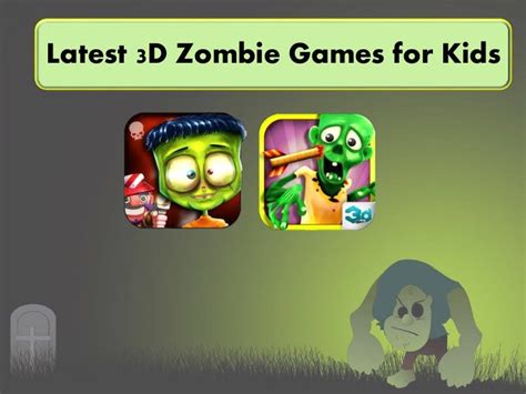 Latest 3D zombie Game for Kids