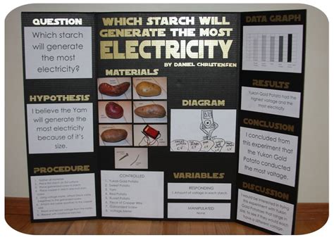 potato science project for kids | ... put together his first science ...