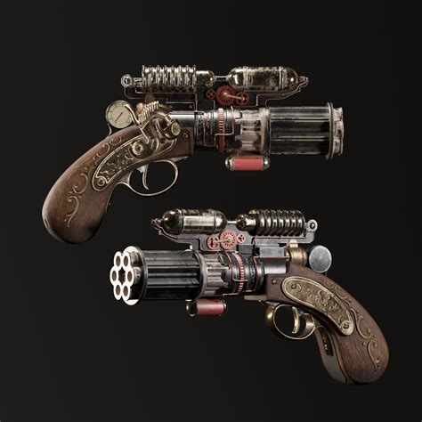 Decorative Steampunk Gun - FlippedNormals