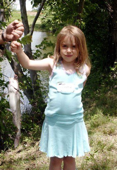 Free picture: cute, little, girl, fishing