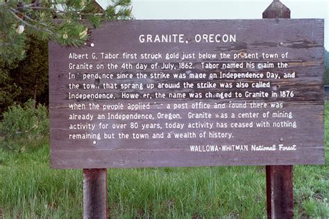 Granite – Grant County Oregon Chamber of Commerce