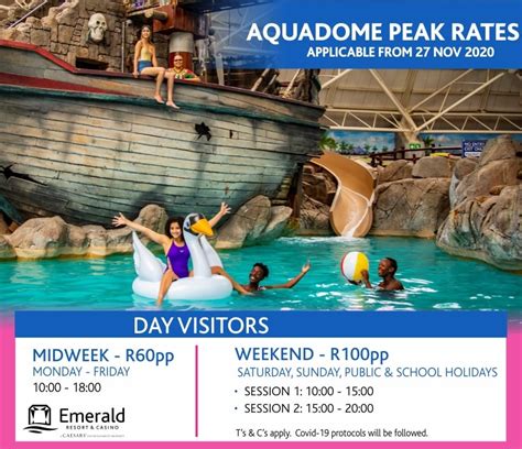 Please note our updated Aquadome... - Emerald Resort & Casino