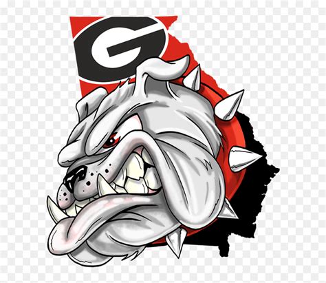 University Of Georgia Georgia Bulldogs Women"s Basketball - Cartoon ...