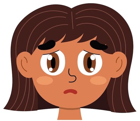 Sad Kid Face Clipart