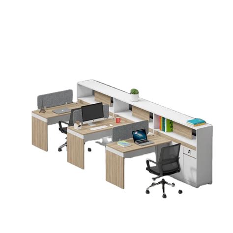 Latest Stylish Design 3 Person Workstation Desk With Sofa Office Desk ...