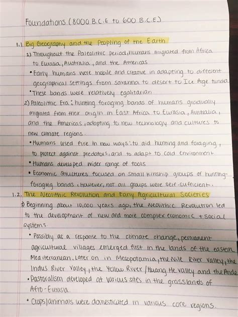 My AP World History Notes | Studying Amino Amino