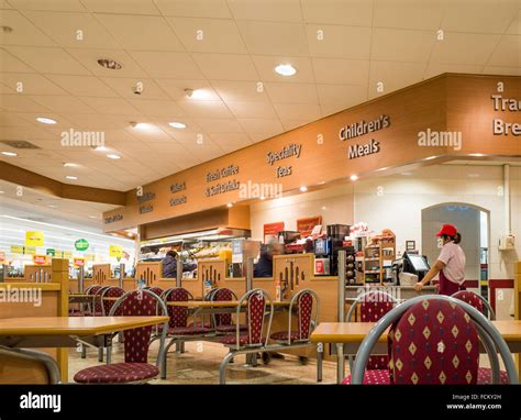 Morrisons' cafe, Northampton Stock Photo - Alamy