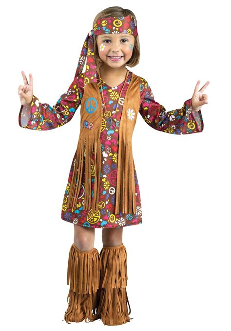 Toddler Peace & Love Hippie Costume