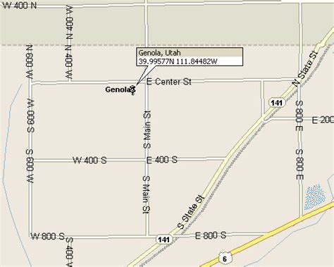 Genola, Utah Map 3