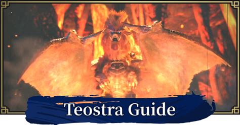 Sunbreak | Teostra - Weakness & How To Unlock Guide | Monster Hunter ...