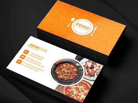 Restaurant Business Card Template | ubicaciondepersonas.cdmx.gob.mx