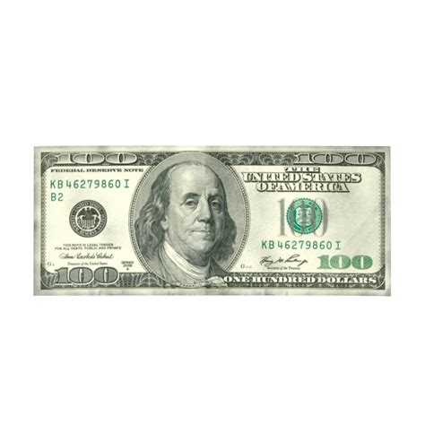 100 dollar bill png png clear background download