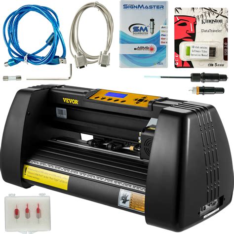 VEVOR Vinyl Cutter Plotter Machine 14” Signmaster Software Sign Making ...